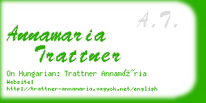 annamaria trattner business card